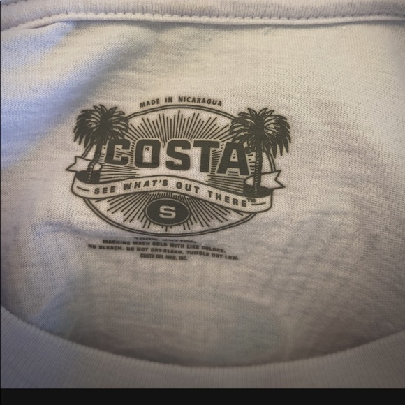 Costa tee Shirt, white - Picture 5 of 5